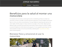 Tablet Screenshot of jorge-navarro.com